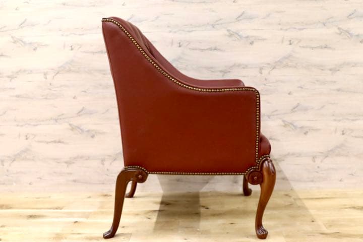 GMFK367E○MOBILIA / モビリア ウイングバックチェア 本革 ラウ