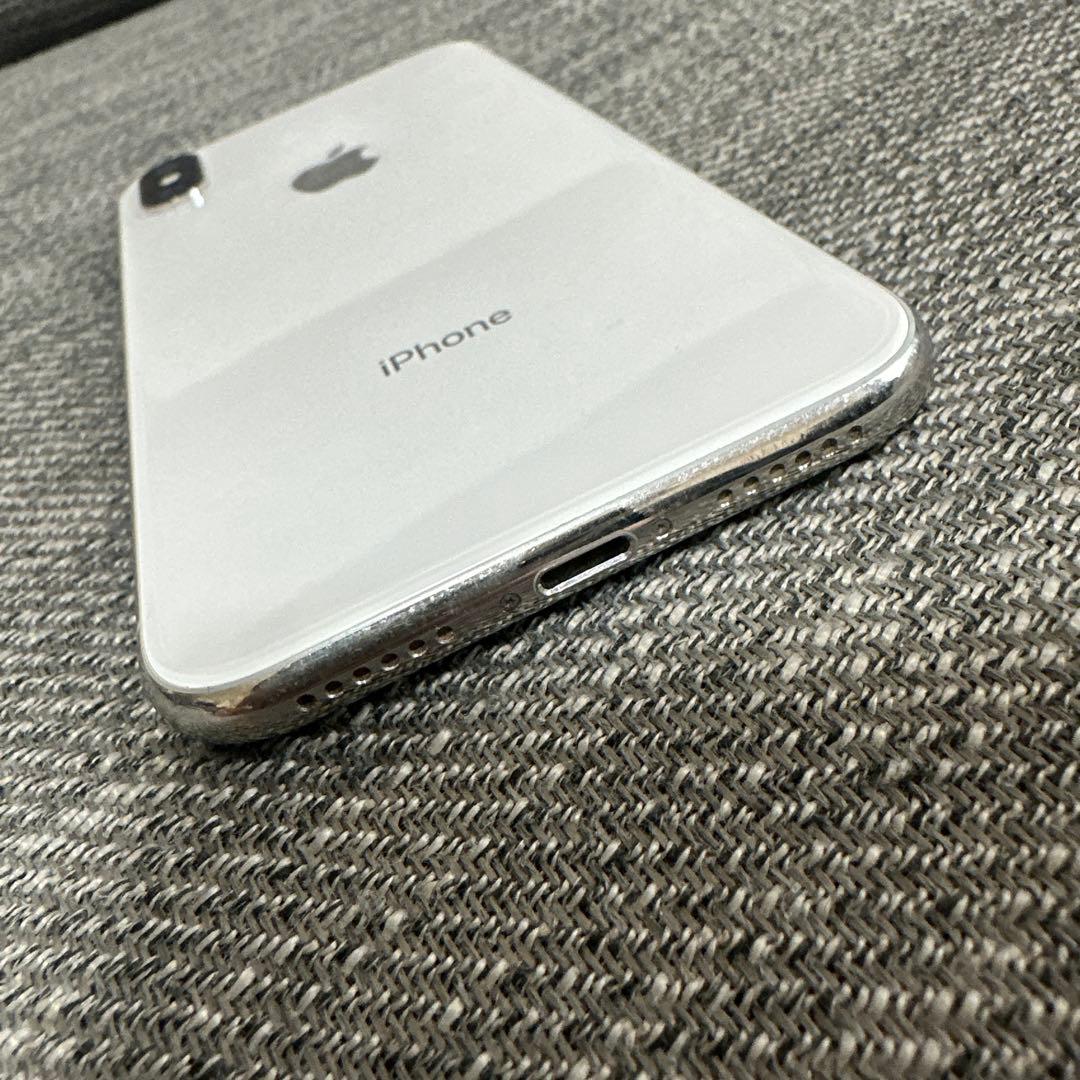 Apple iPhone Ⅹ 256GB シルバー 箱付き 初期化済み