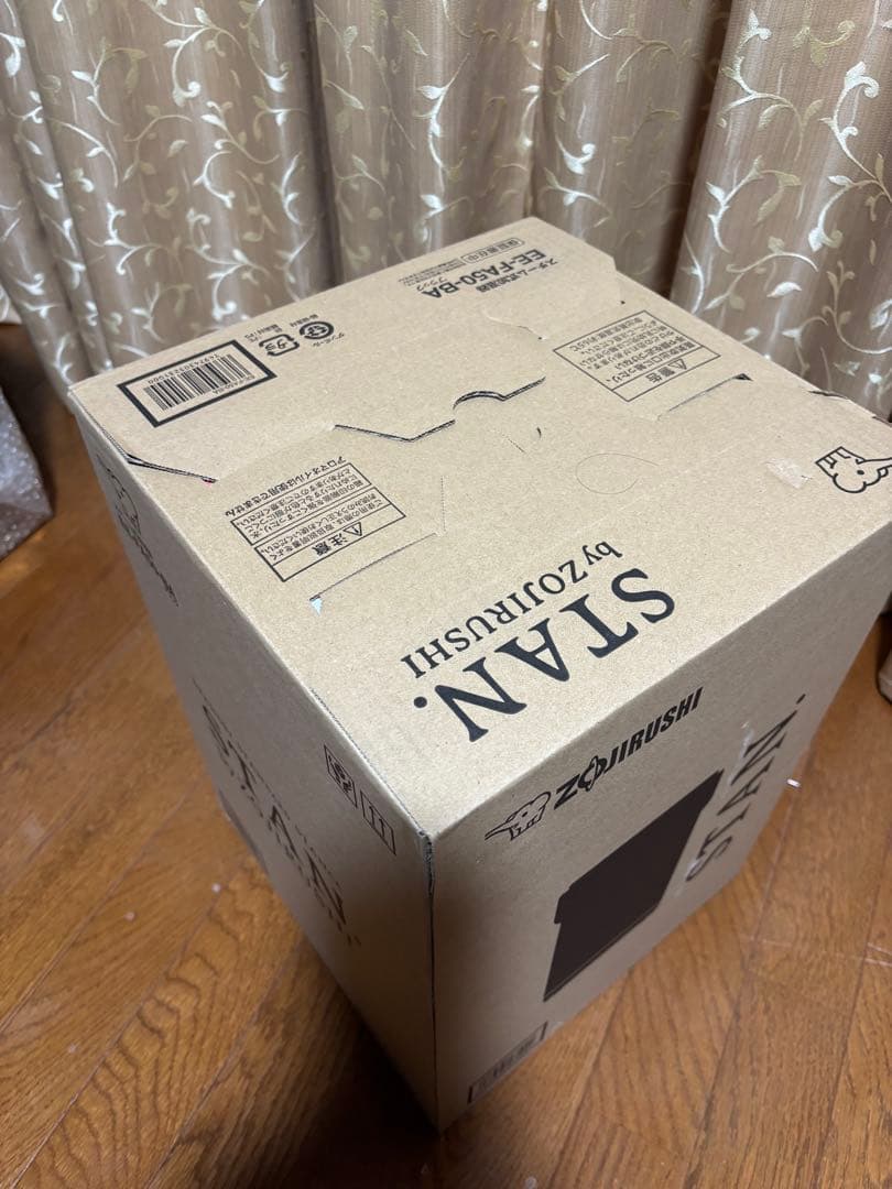 象印 加湿器 STAN. スチーム式 4.0L ブラック EE-FA50-BA