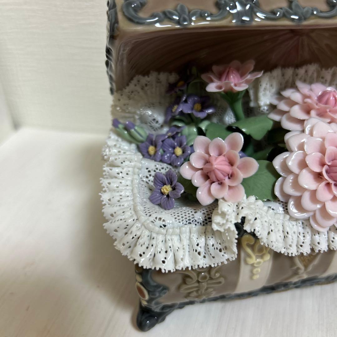 リヤドロ　LLADRO 「フラワーチェスト」　新品！