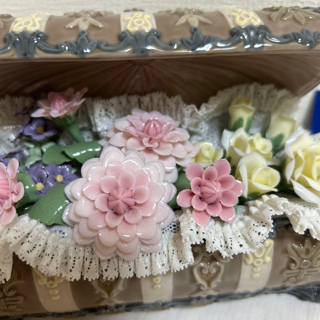 リヤドロ　LLADRO 「フラワーチェスト」　新品！