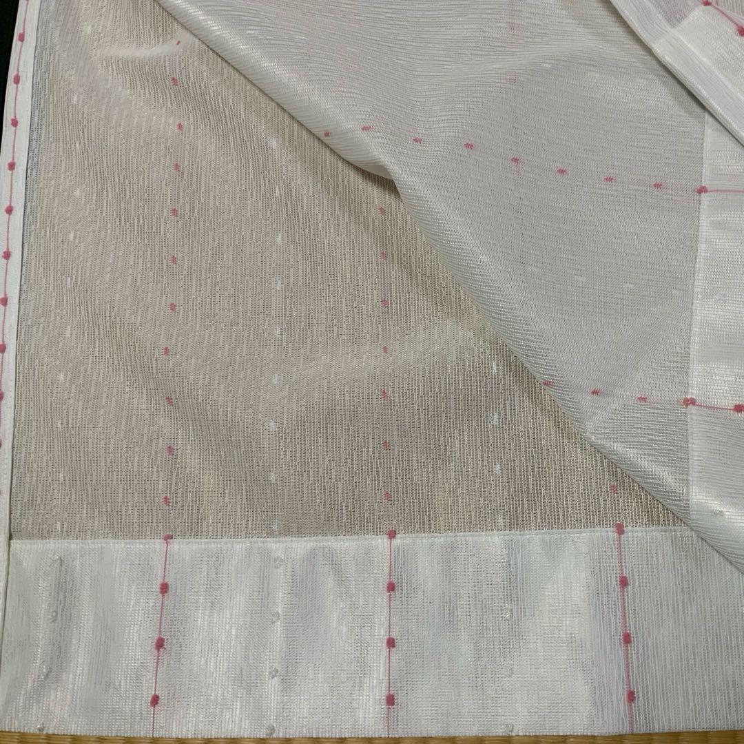 オーダーカーテン100×200＆レースカーテン100×195★ピンク系