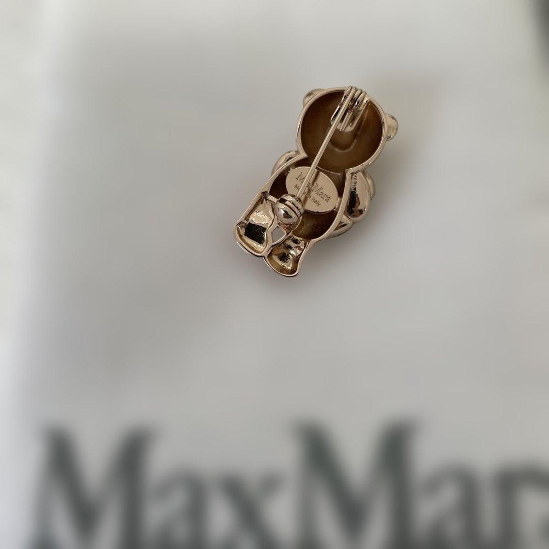 Max Maraテディベアハートブローチ