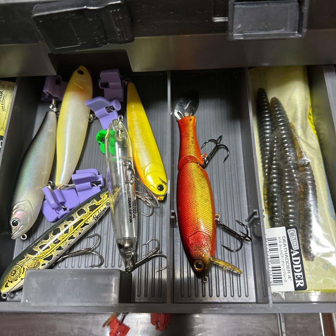 k*a様 バス釣り スピナーベイト、ハードプラグその他 BOX付き