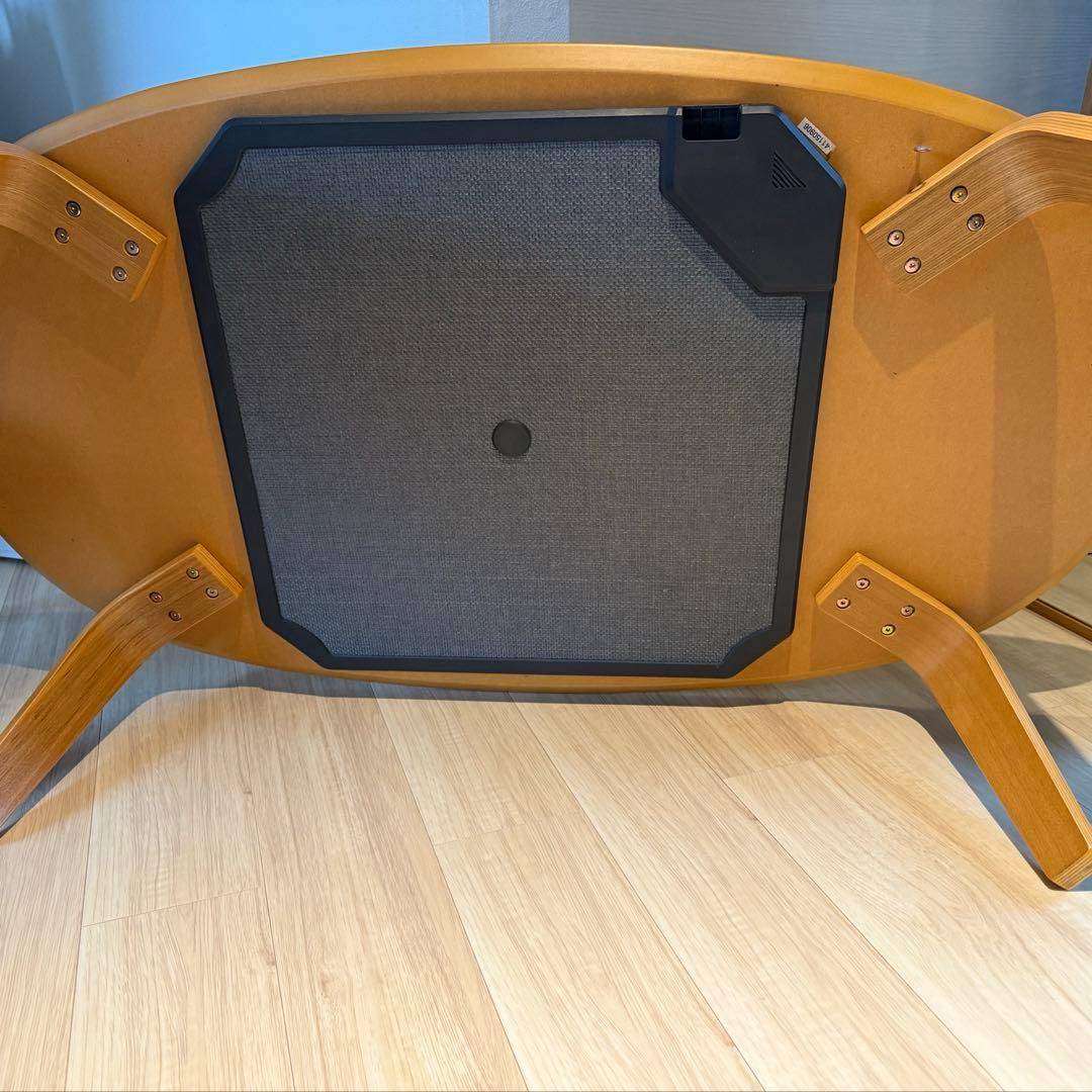 無印良品　楕円形こたつ タモ材