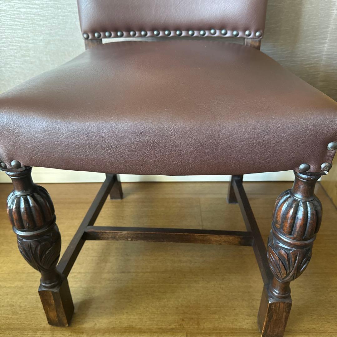 イギリス　【アンティーク】　ダイニングチェア