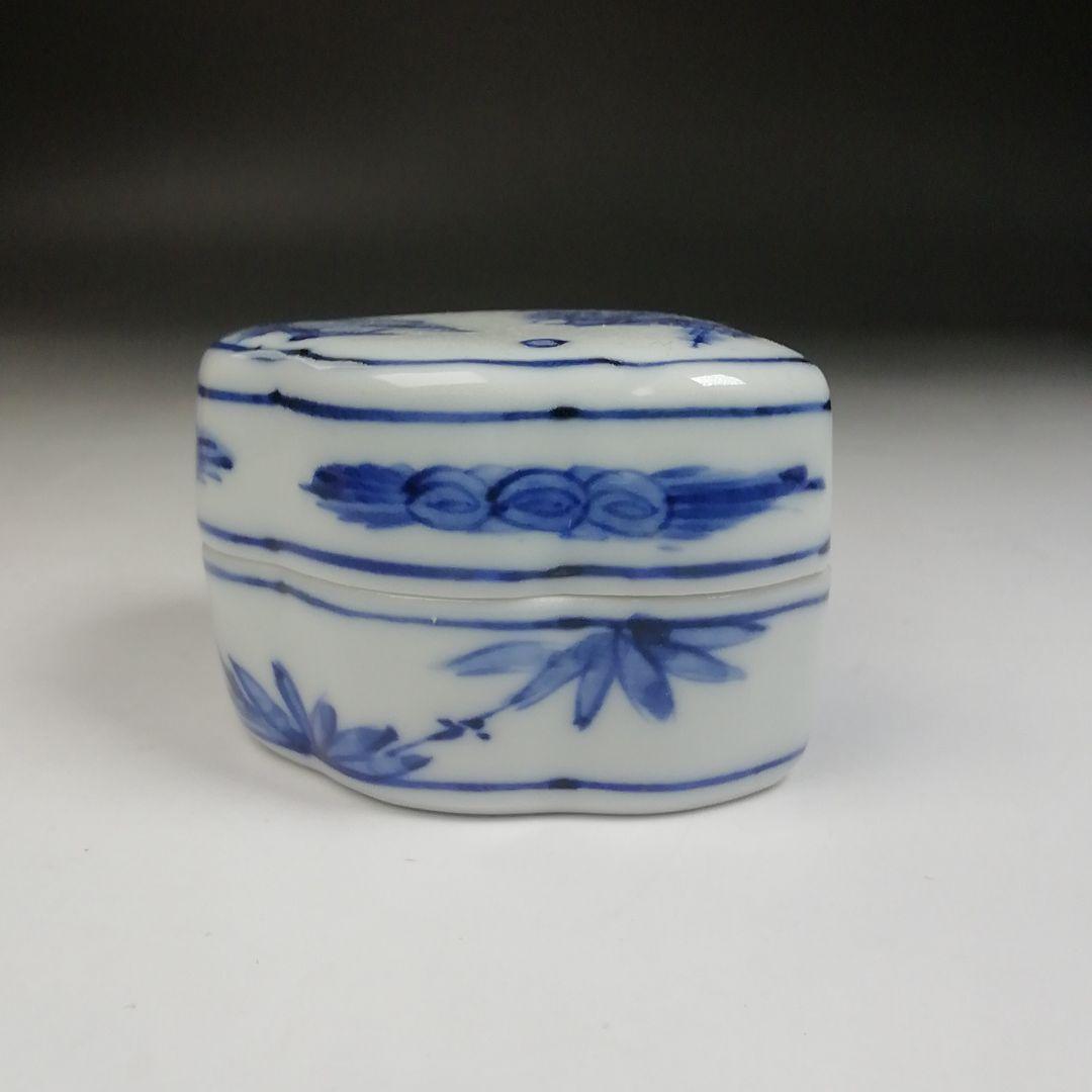 Ｗ１２　香合　『銀杏　香合』『高野昭阿弥 造』　共箱　茶道具