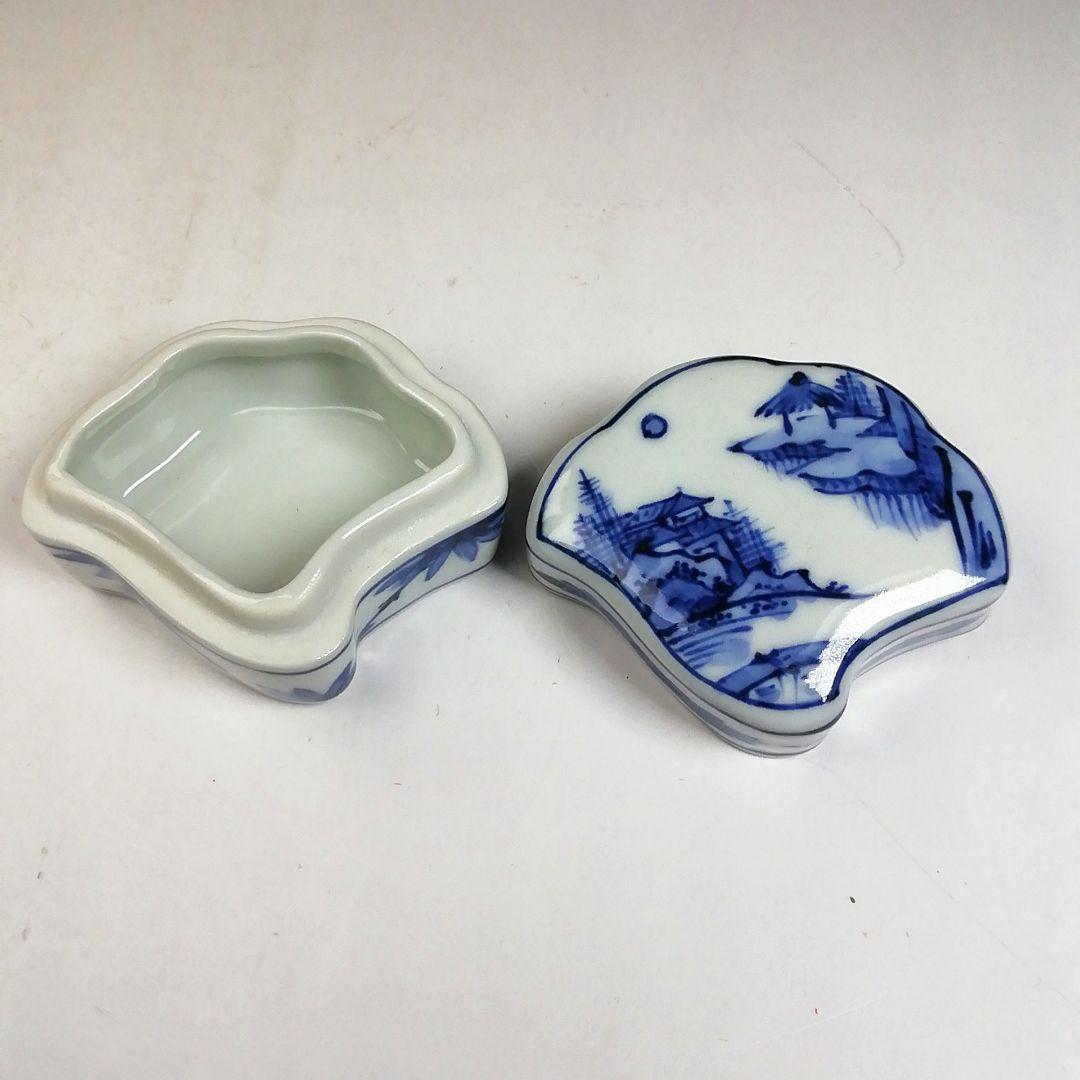 Ｗ１２　香合　『銀杏　香合』『高野昭阿弥 造』　共箱　茶道具