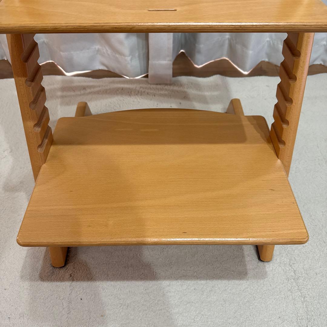 ①STOKKE ストッケ　トリップトラップ　ベビーチェア　ハイチェア　ナチュラル