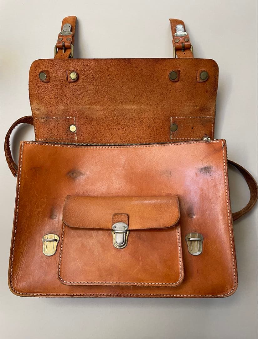 ビンテージ　OLD herz ヘルツ　bc-16 ブリーフケース　ショルダー