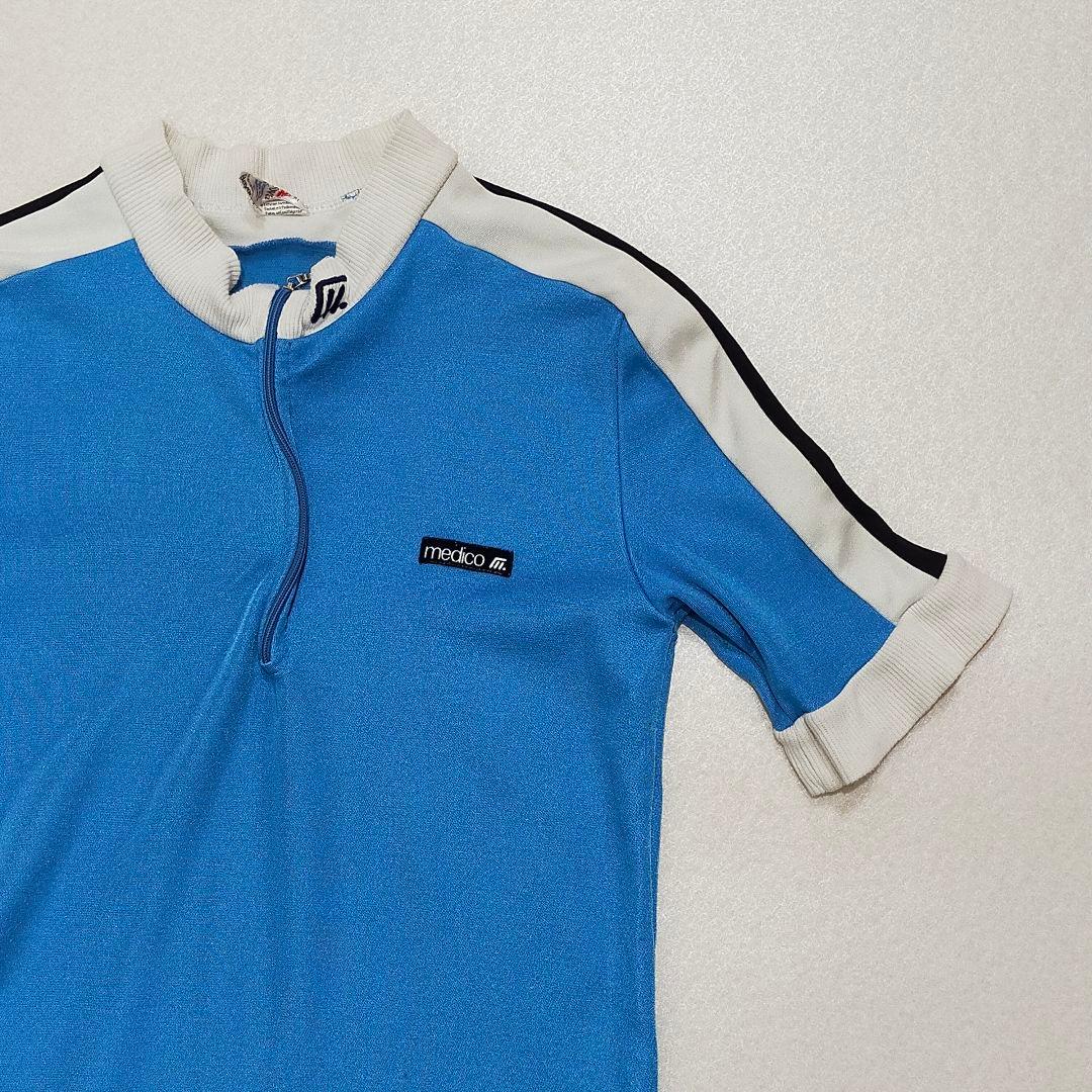 medico 70s 80s 西ドイツ製 サイクリングジャージ プルオーバー