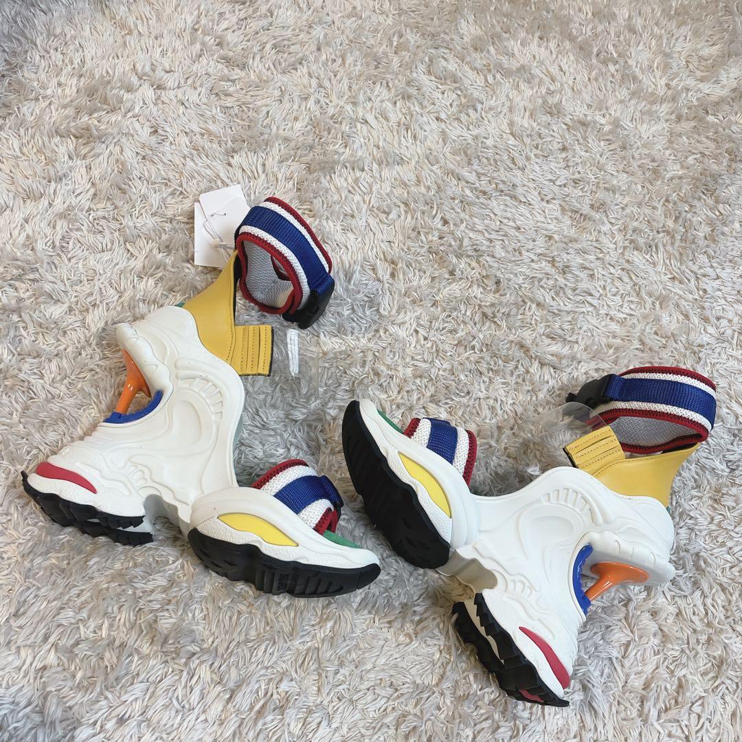 【未使用】DSQUARED2 ディースクエアード⭐️レア ウェッジヒールサンダル