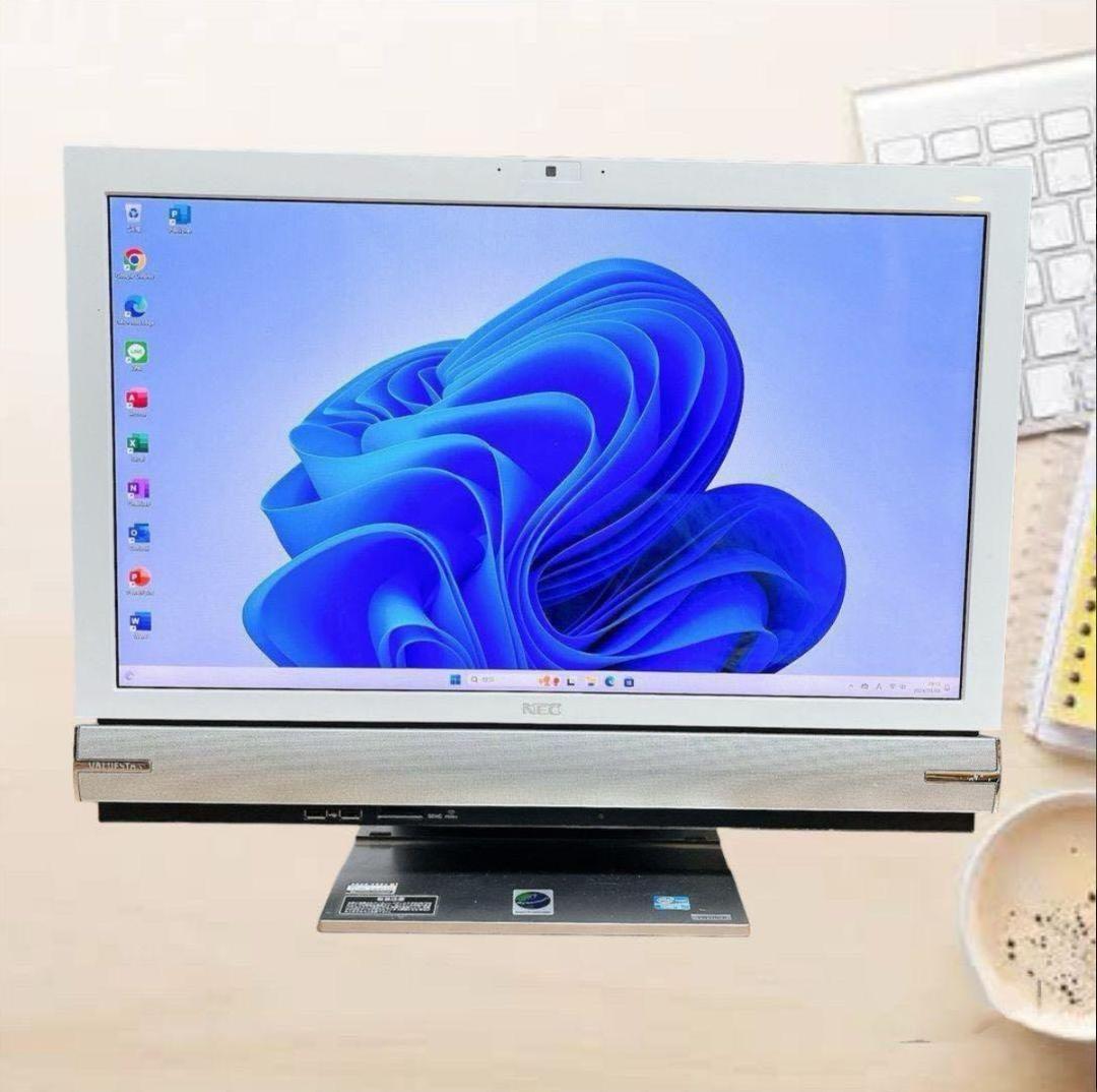 【高性能一体型パソコン】NEC Win11 Office搭載 事務作業に最適