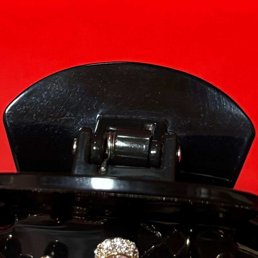 SWAROVSKI ヘアクリップ フラワーモチーフ ラインストーン パヴェ