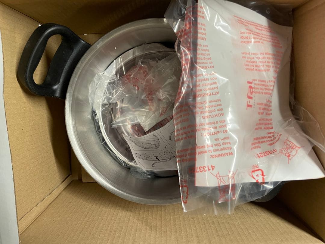 【未使用】圧力鍋 クリプソ 6L 4〜6人 IH対応 ティファール　T-fal