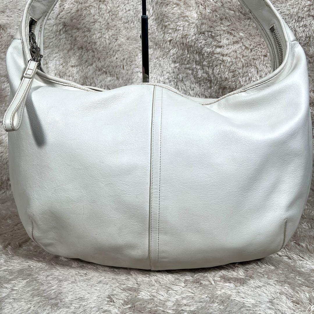 COACH コーチ ワンショルダーバッグ レザー ホーボー 9223 白