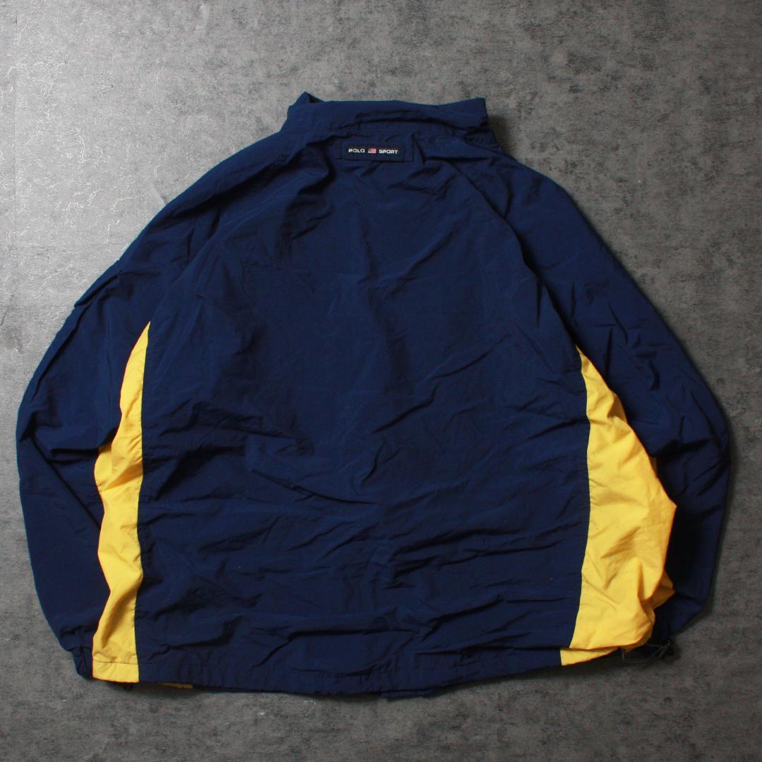 POLO SPORT ポロスポーツ ナイロンジャケット ブルー/イエロー