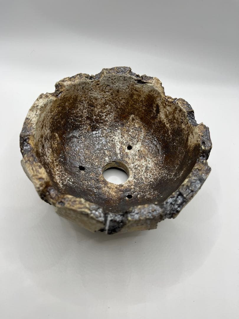 リ*ィ様 格安スタート　宮本果林さん　裂罅　れっか　陶器製植木鉢　割れ目デザイン