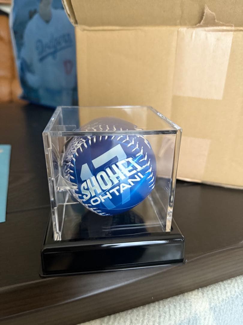 2025個限定 ドジャース 大谷翔平 世界一記念ボール ケース/ロットNo.付