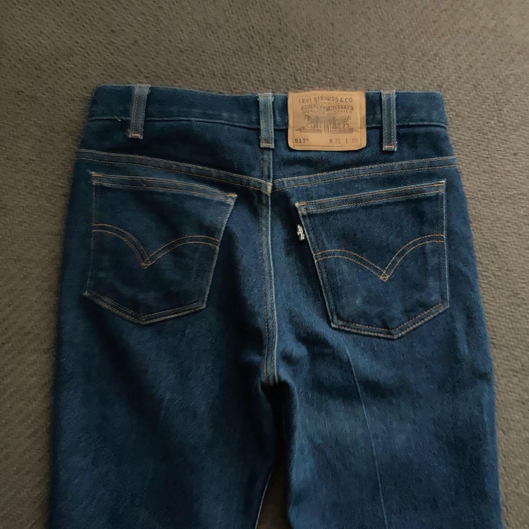 Levi's リーバイス 517 黒タブ ストレッチ
