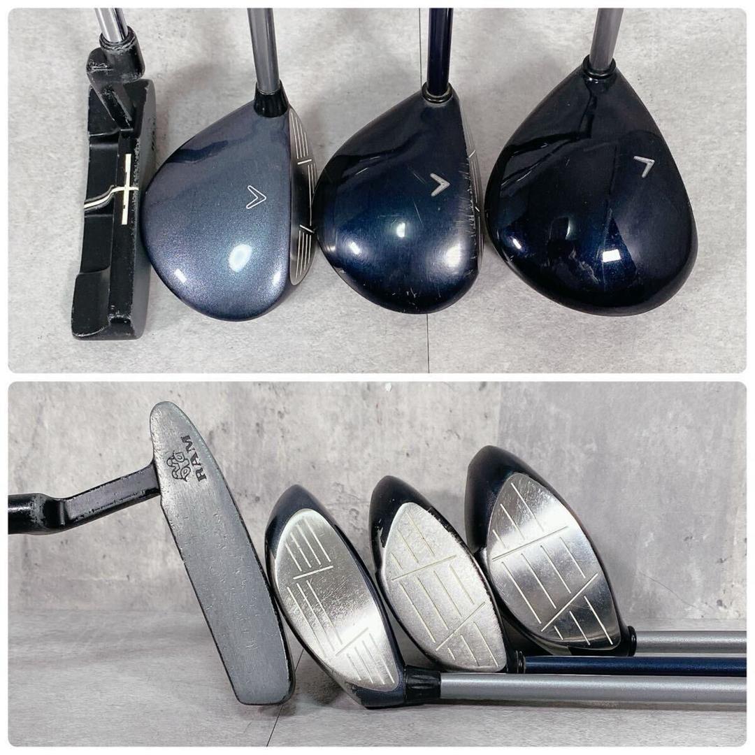 V058 キャロウェイ 他 メンズ ゴルフ クラブ セット 13本入