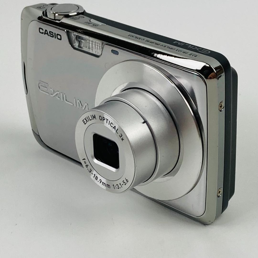【動作確認済】CASIO EXILIM EX-Z1 デジカメ シルバー コンデジ