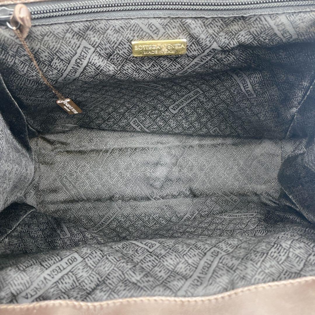 【美品】ボッテガヴェネタ　ハンドバッグ　イントレチャート　レザー　5691