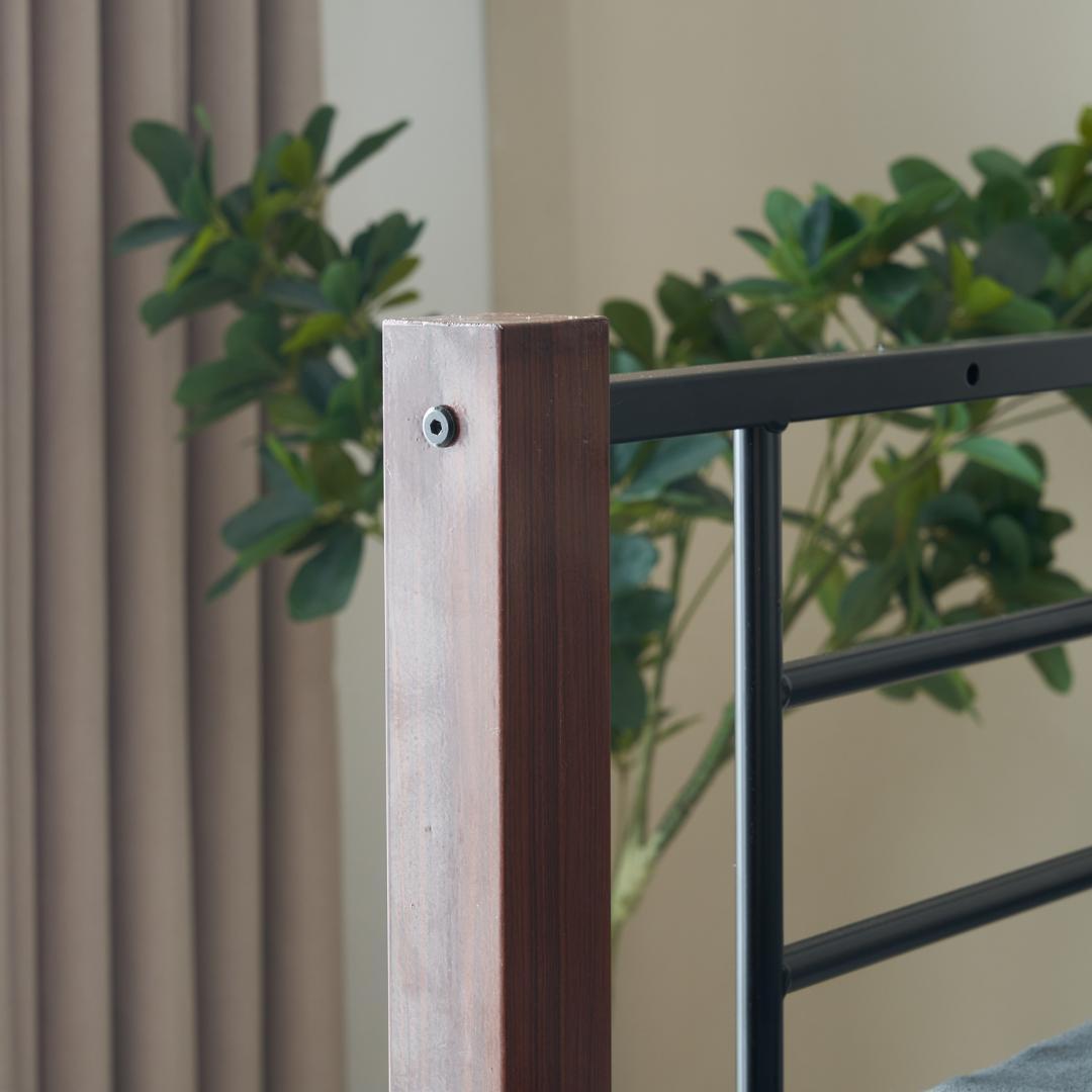 ロフトベッドパイプベッド シングル耐荷重150kg高さ140cmシステムベッド