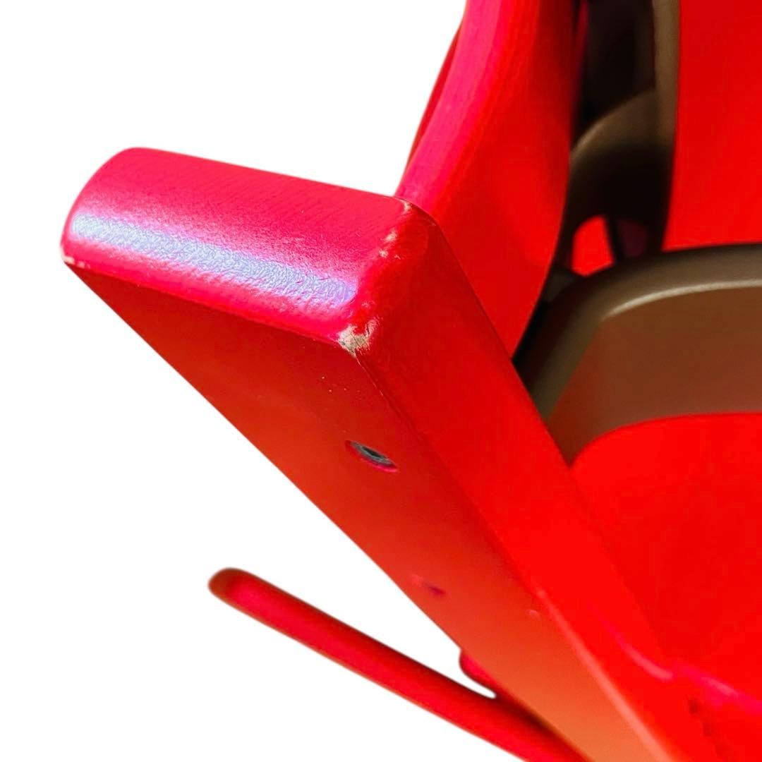 【良品 廃番】ストッケ トリップトラップ レッド シリアル4 ベビーガード付き