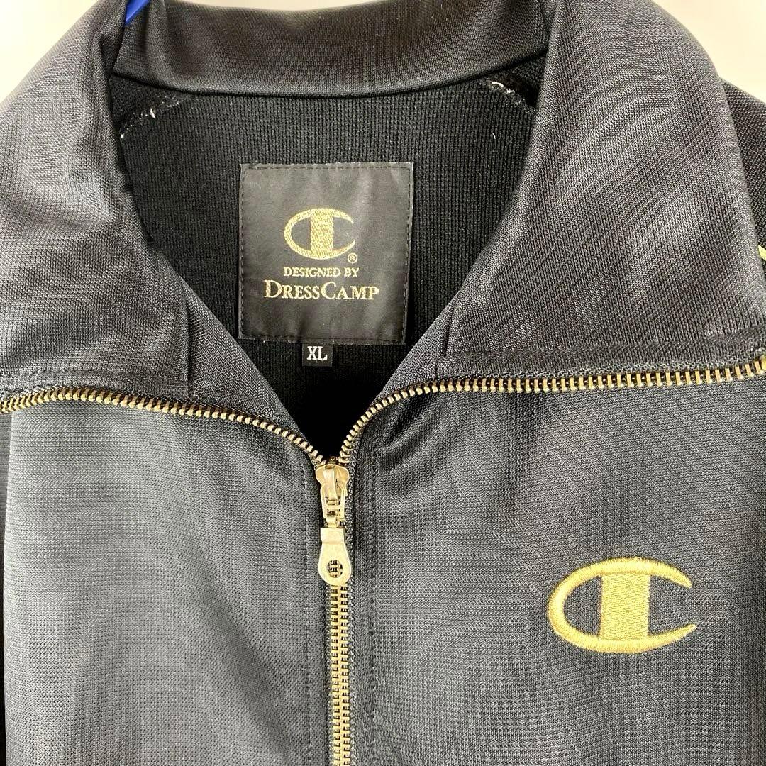 チャンピオン dress camp コラボ ドレスキャンプ セットアップ 黒金