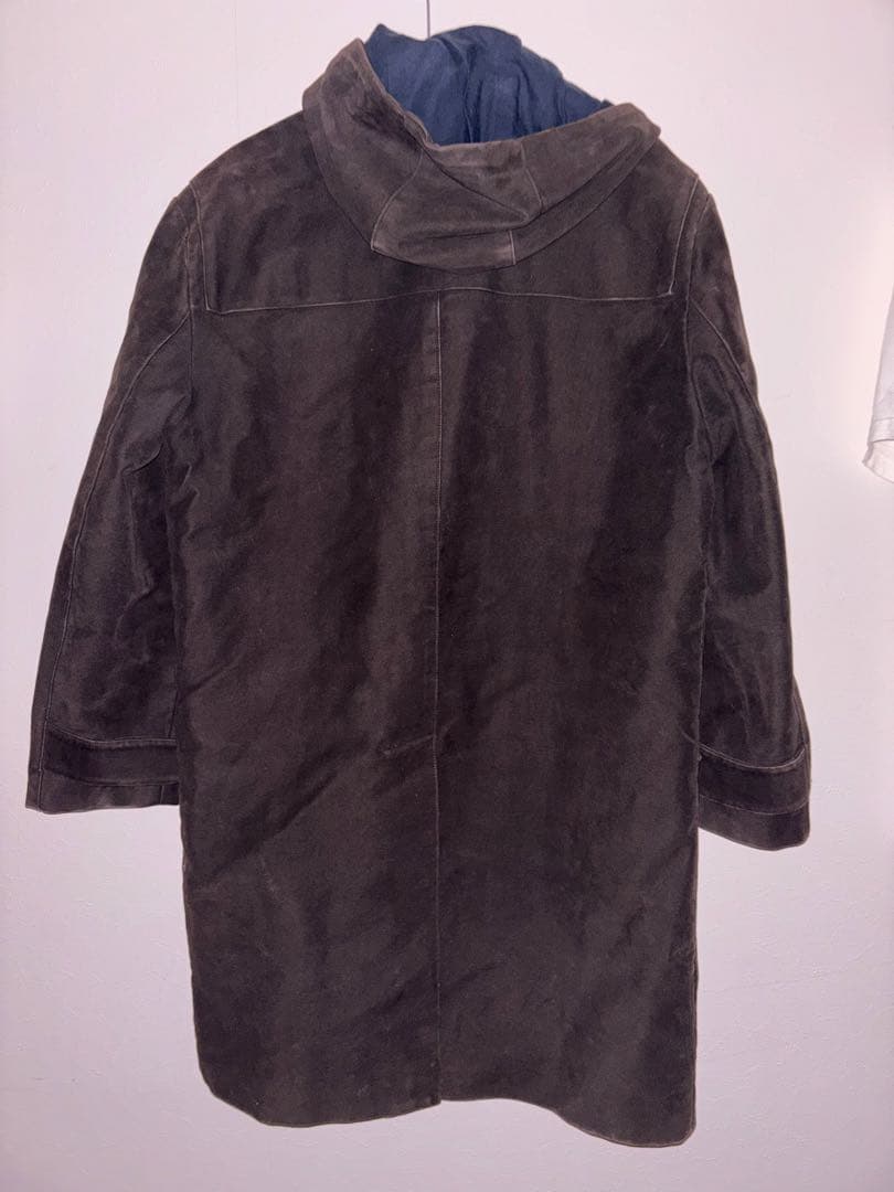 BROOKS BROTHERS ダークブラウン　ダッフルコート　イタリア製生地