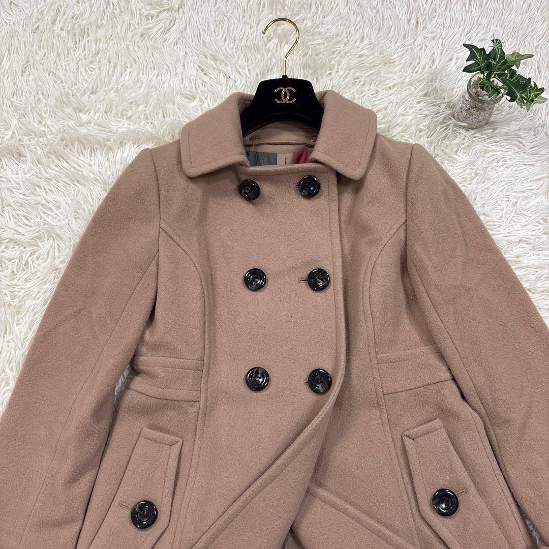 ブルーレーベルクレストブリッジ 2way ロングコート チェック 40