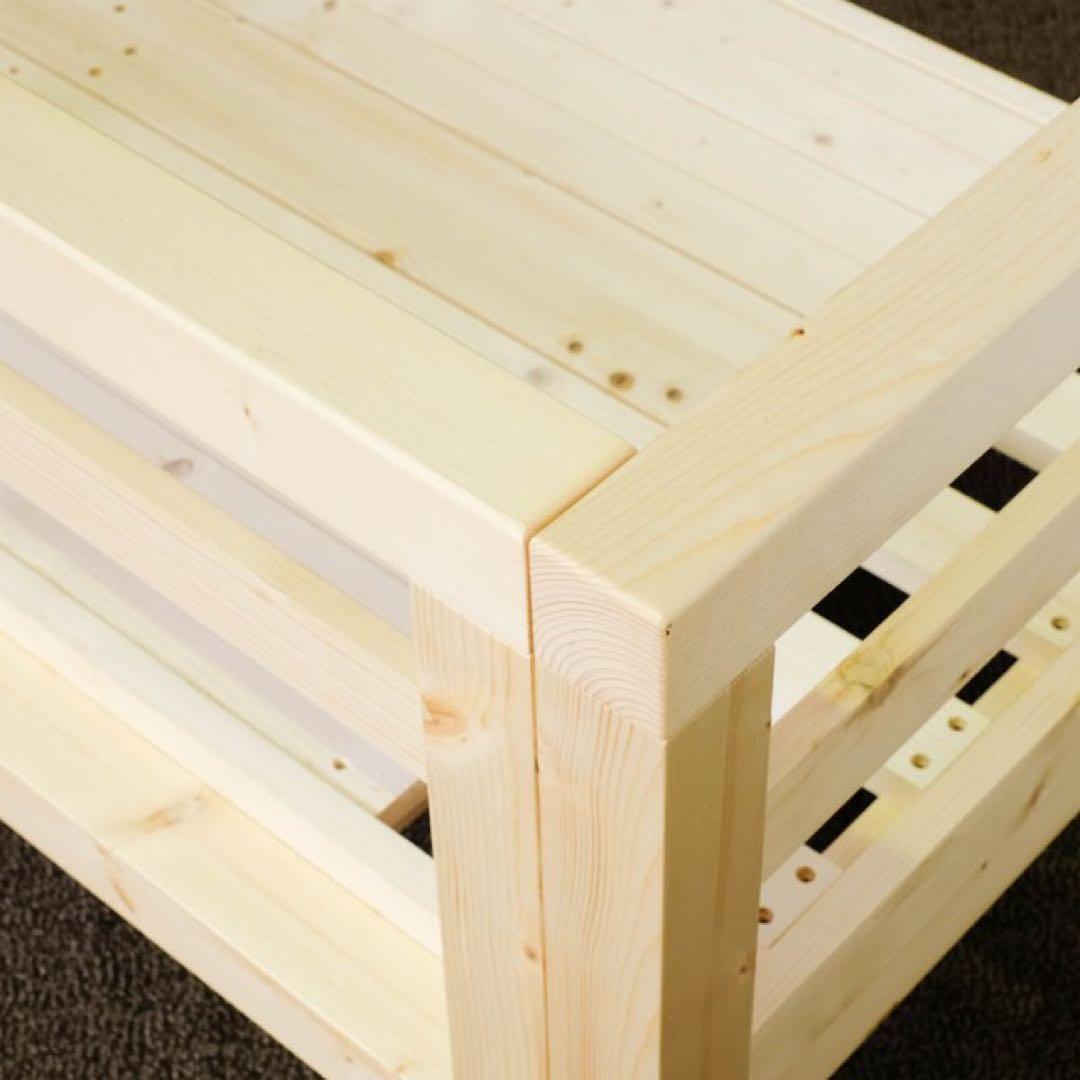 G新品 パイン材 ソファベッド フレーム すのこベッド カントリー 北欧