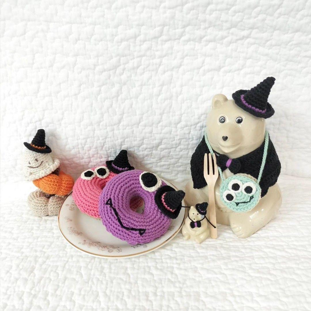 しろくま貯金箱＊ハロウィンコーデ