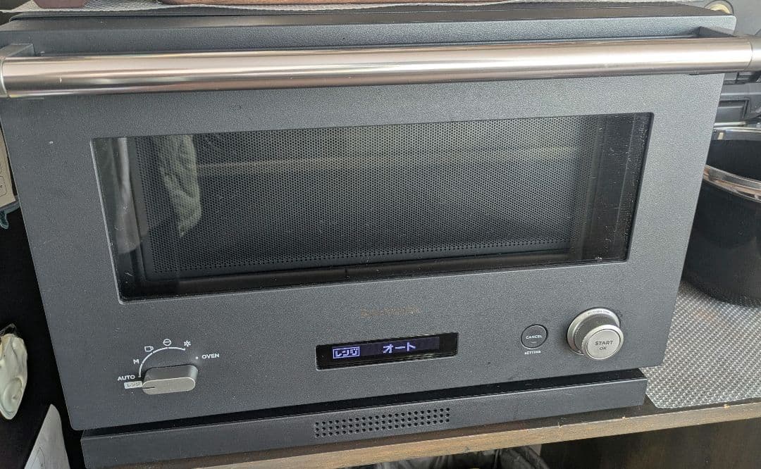 バルミューダ　オーブンレンジ ブラック　庫内美品