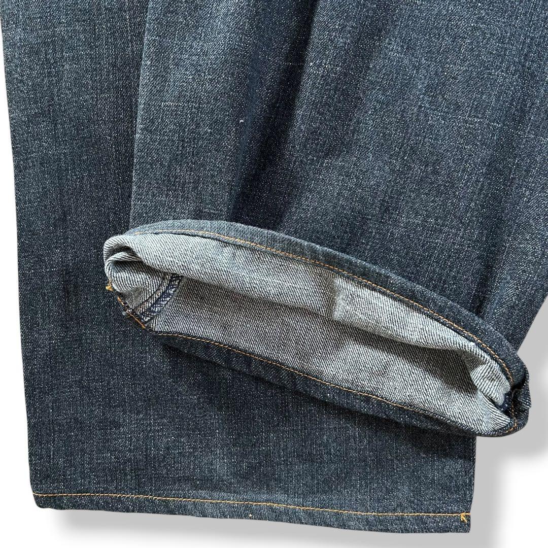 SEANJOHN ショーンジョン ゴールド刺繍 バギーデニム 極太 B系 W40