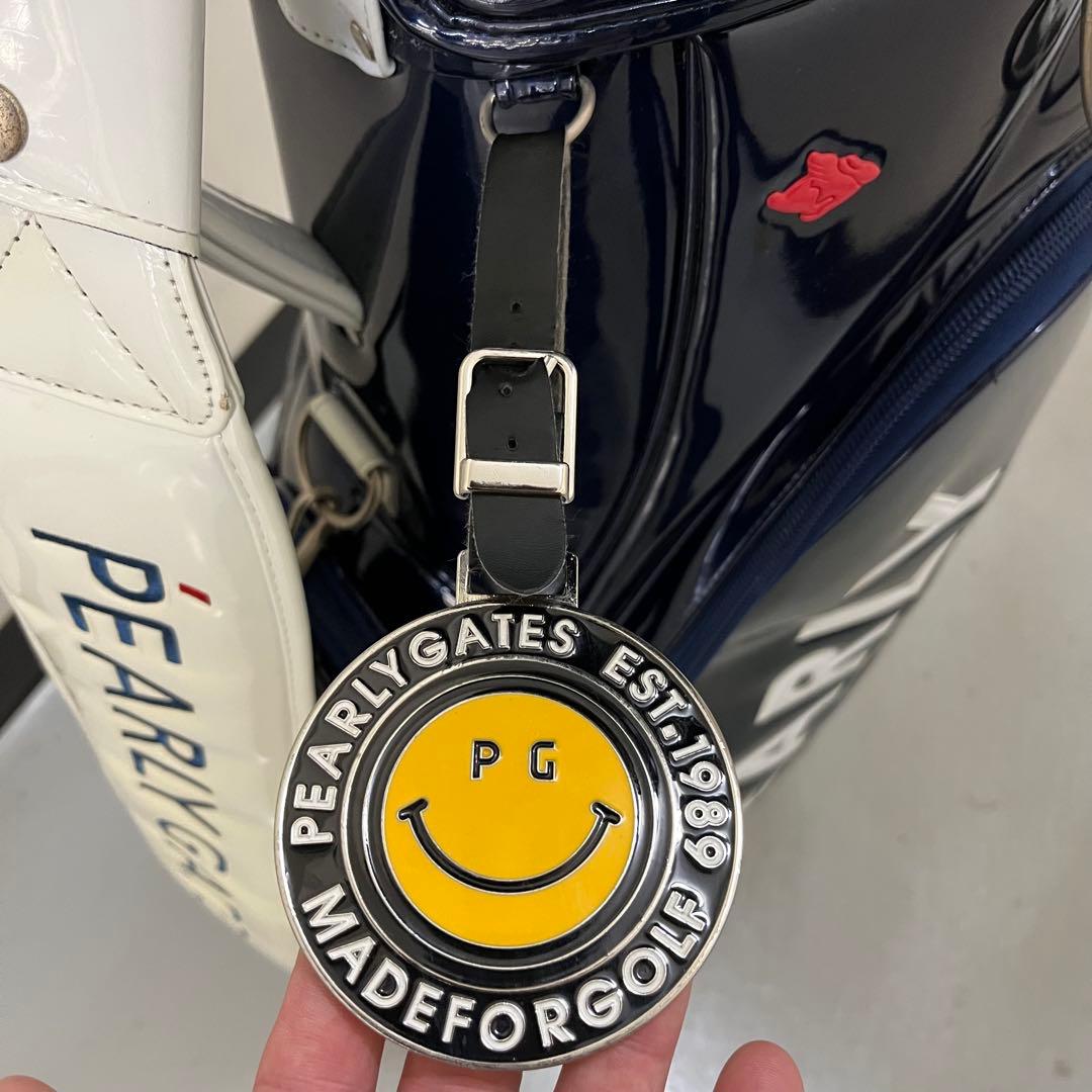 PEARLY GATES キャディバッグ ネイビー