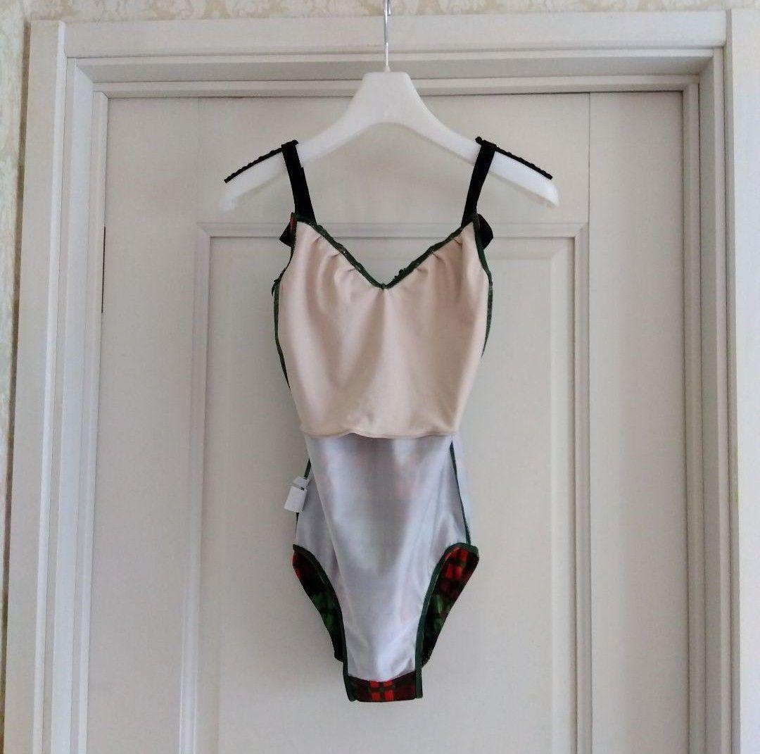 stina スティナ　P チェック柄レオタード