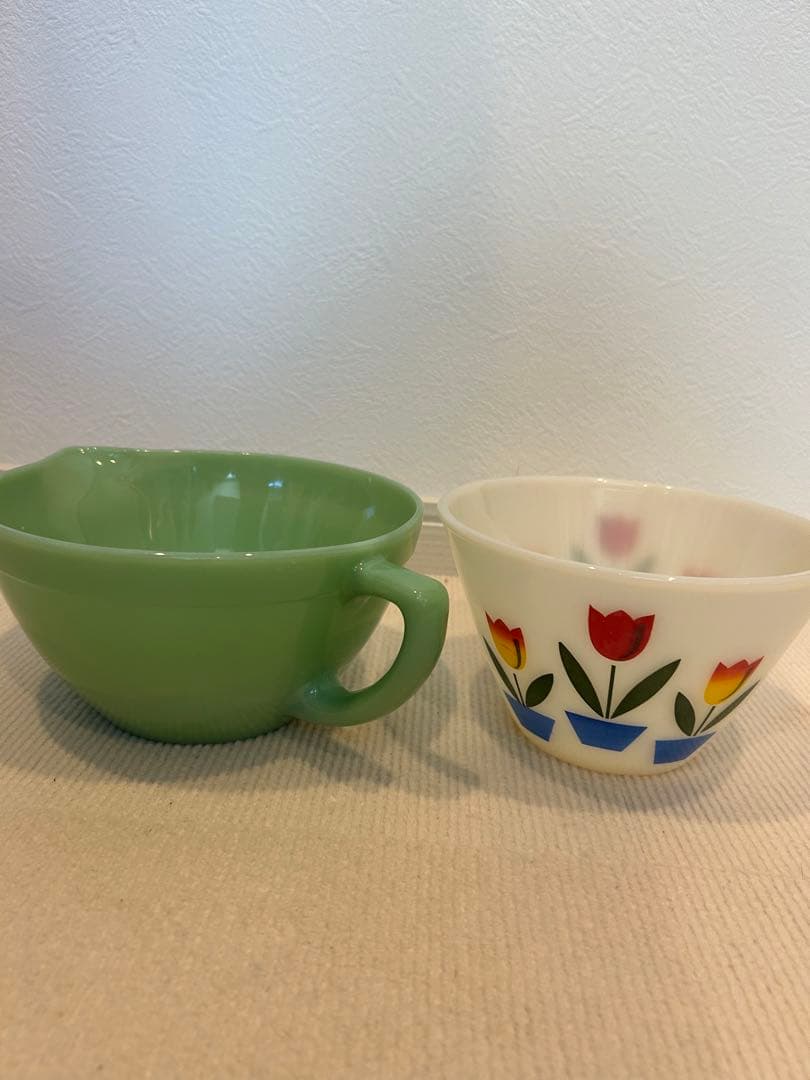 ファイヤーキング　ジェード　バンデッドバターボウル　& チューリップボウル