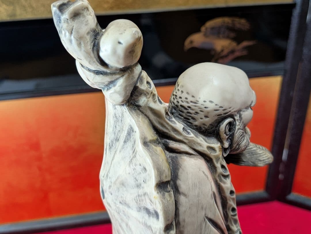 古美術　彫刻　工芸品　仏像 立像　達磨大師　置物