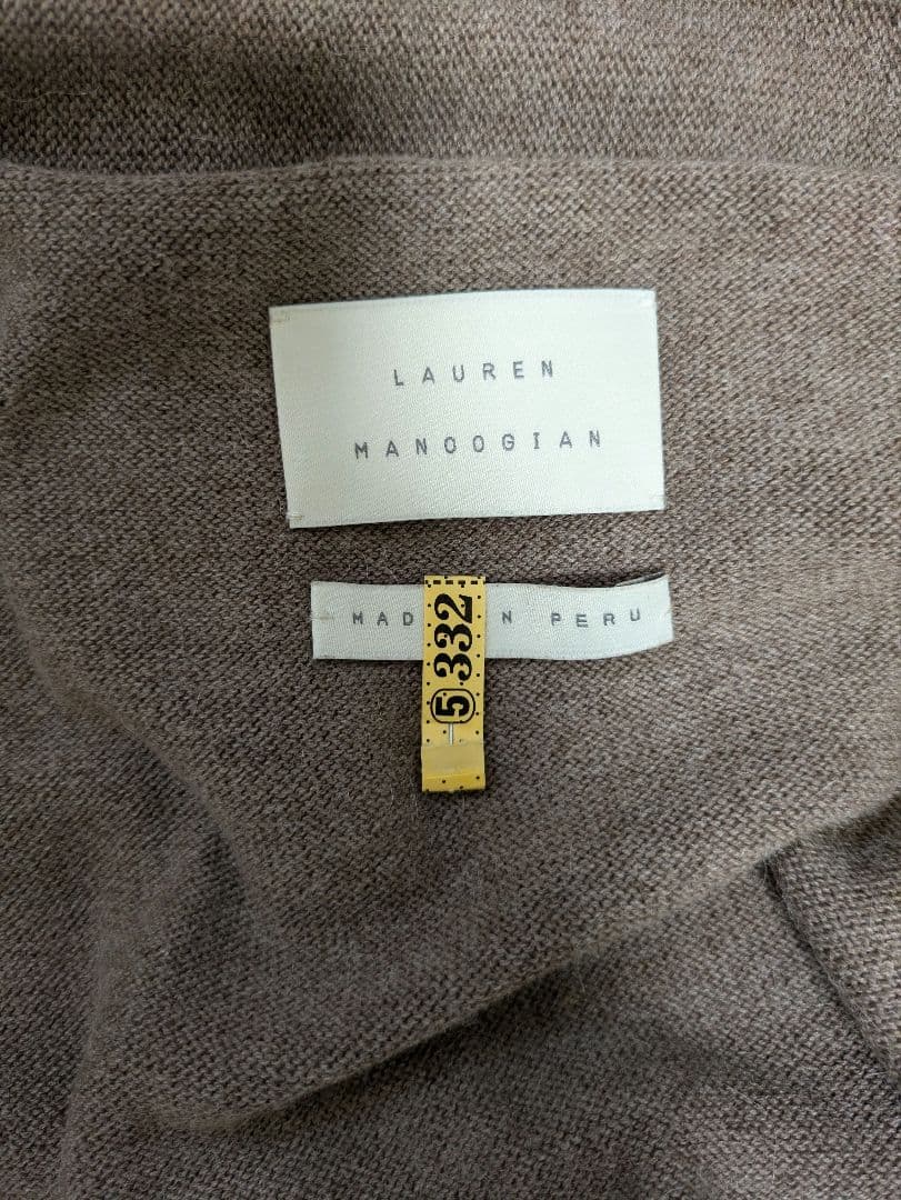 最終☆lauren manoogian ロングカーディガン