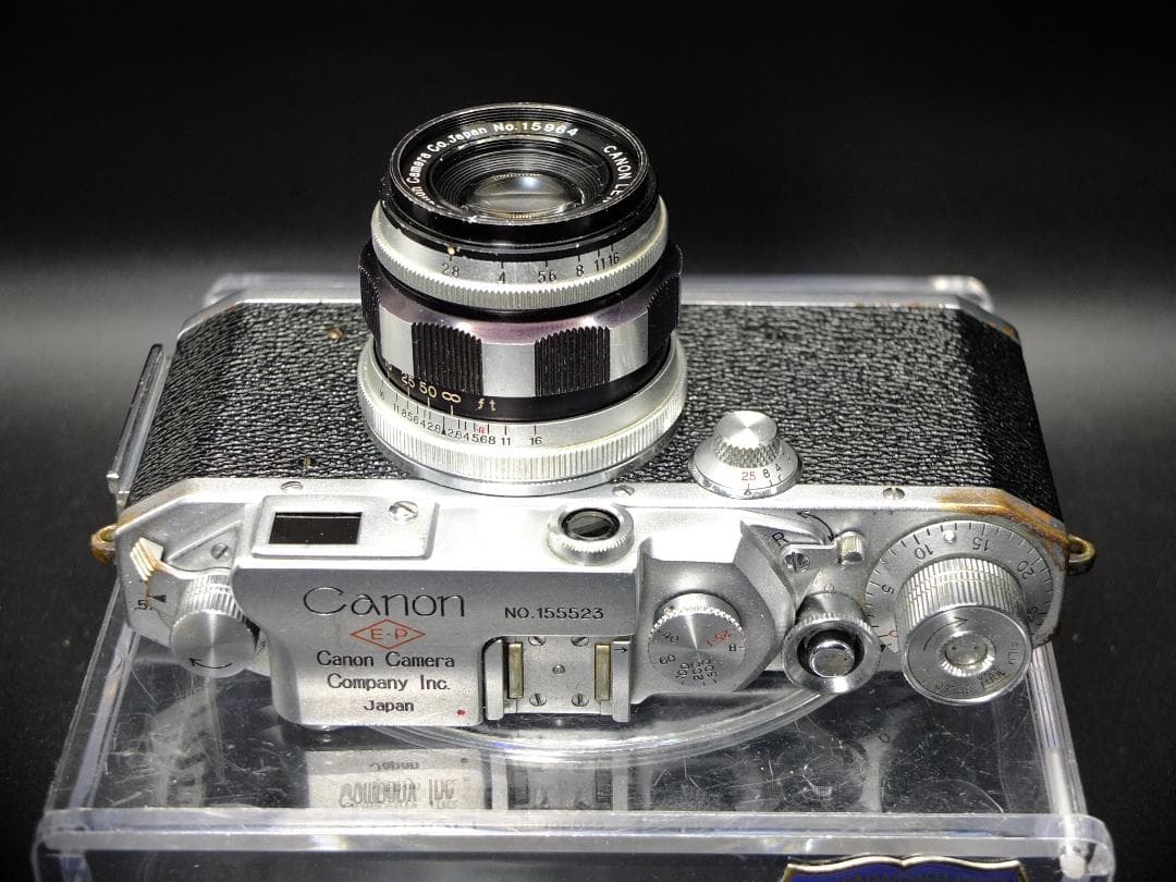 キャノンⅡF〈E・P〉／キャノン50mmf2.8ゼブラ付【実写確認整備品】