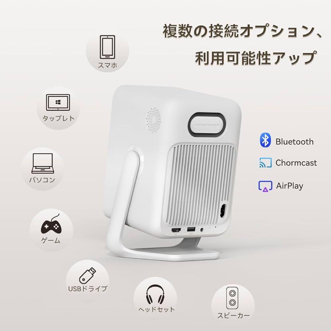 2025新規・Android TV 11.0搭載】 プロジェクター 天井
