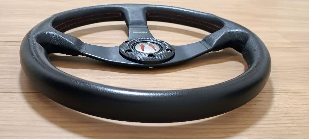 か*き様 MOMO モモ TUNER チューナー ブラック スポーク 350mm