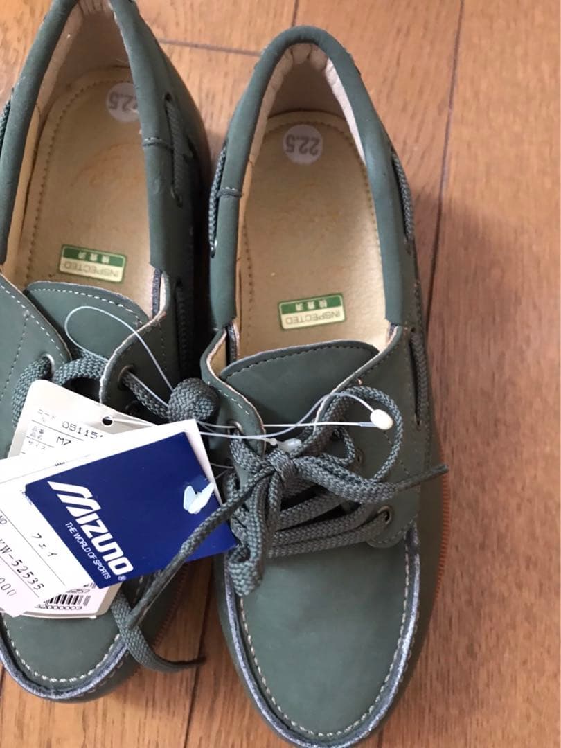 レディース　ゴルフシューズ　ミズノ　深緑　ゴルフ　シューズ　Mizuno