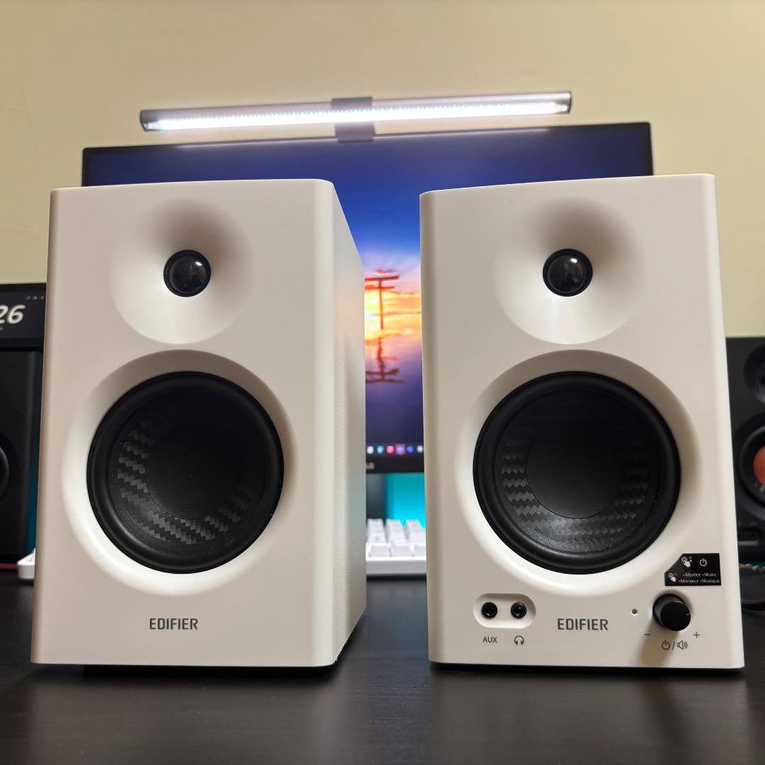 [動作確認済み] EDIFIER MR4 ホワイトアクティブスピーカー