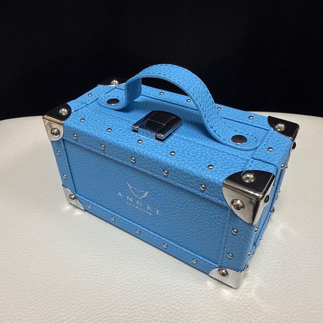 ミニケース　エンジェルシャンパンケース　angel ブルー