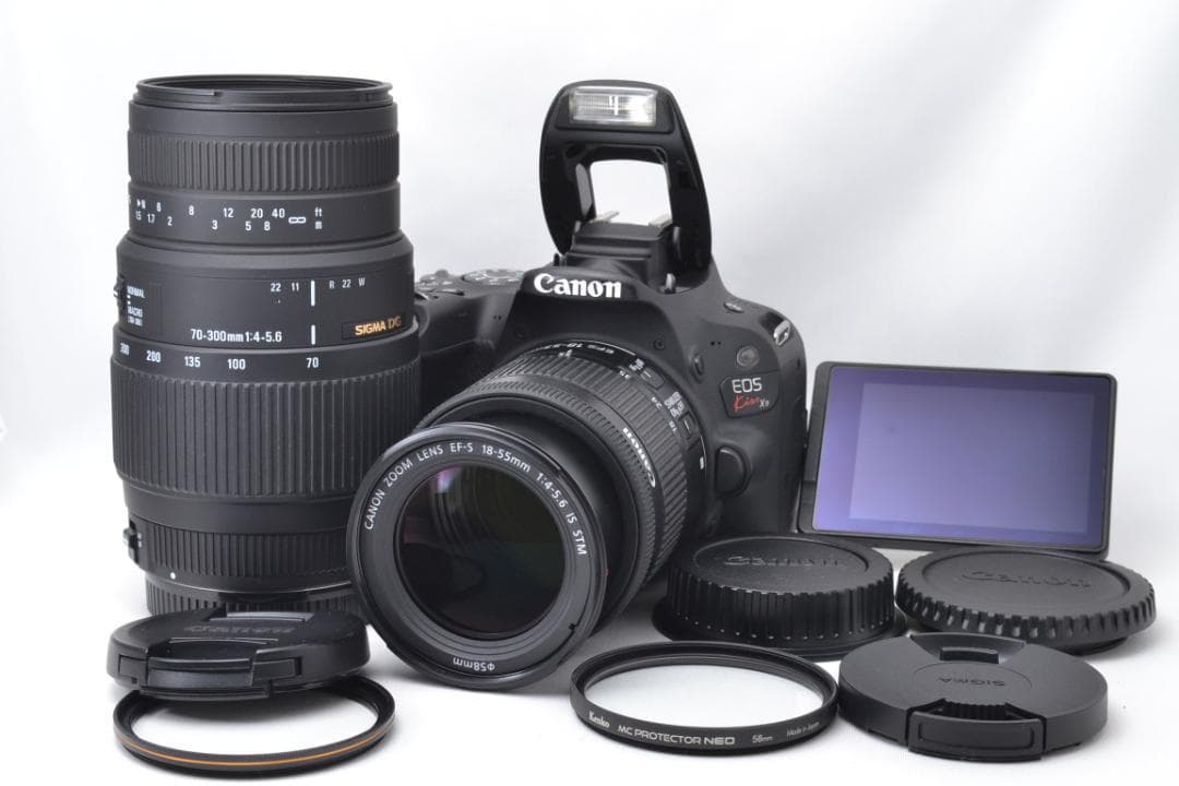 ■美品 S数5,735■ キャノン　KissX9 ダブルズーム Wi-Fi転送