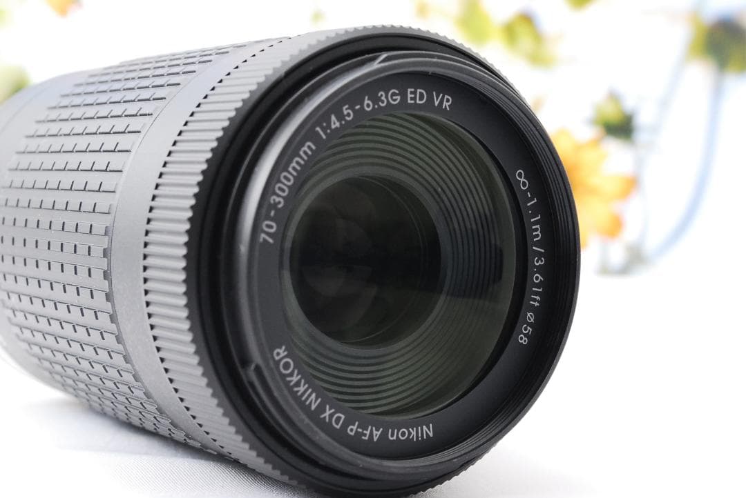 新品級✨フルセット✨Nikon AF-P 70-300mm✨超望遠レンズ✨高速