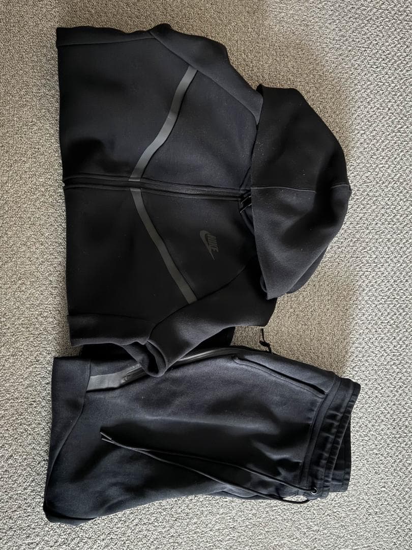 Nike テック セットアップ M Black